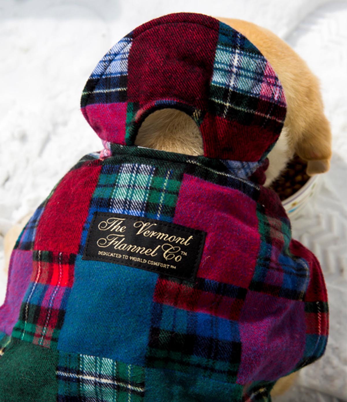 Flannel Dog Jacket - L